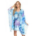 Chiffon Beach Tunic Insert Head Design Quick-Dry Coverup