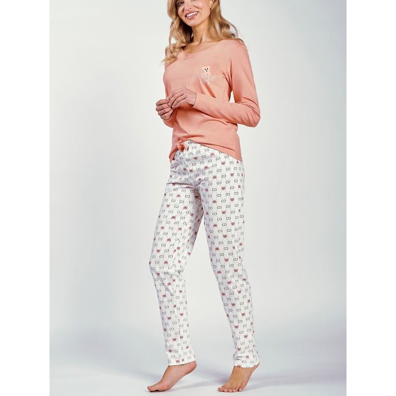 proWomen's Pajama Set, Long Sleeve Blouse & Shorts , Elegant Print_Women`s Pyjamas, Sleepwear Sets