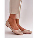 Women's Elegant Ballerinas Flats, Subtle Accent Detail