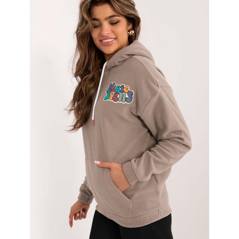 proCasual Sweatshirt with Large Back Print and Kangaroo Pocket_Sweatshirts for Women