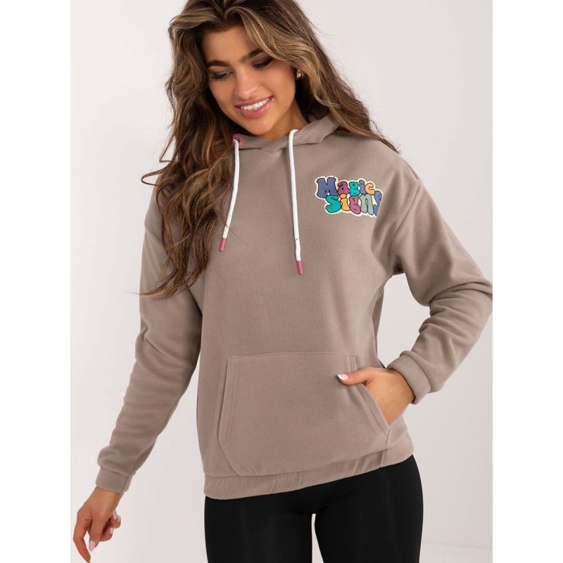 proCasual Sweatshirt with Large Back Print and Kangaroo Pocket_Sweatshirts for Women