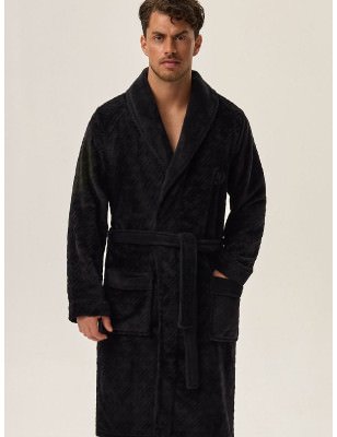 Men's Luxury Embroidered Bathrobe