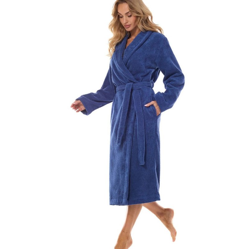 proWomen's Cotton Dressing Gown Luxurious Robe with Pockets_Dressing Gowns, Bathrobes for Women