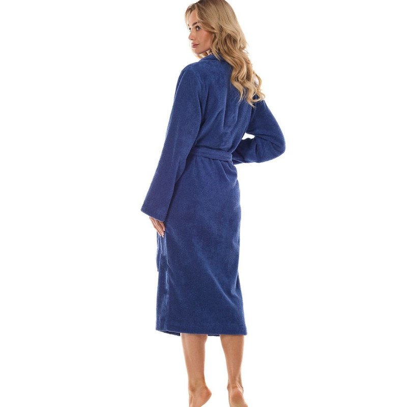 proWomen's Cotton Dressing Gown Luxurious Robe with Pockets_Dressing Gowns, Bathrobes for Women