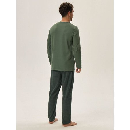 Cotton Loose Fit Pajamas - Sleepwear with Subtle Pattern
