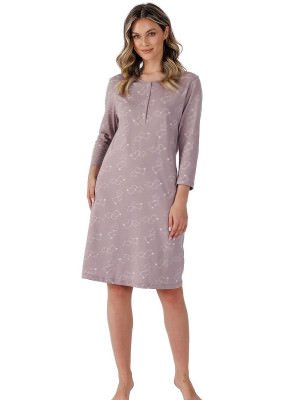 proAdjustable Button-Up Cotton Nightshirt Knee Length_Nightgowns, Nighties, Sleep Shirts