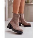 Women's Ankle Boots - Insulated & Stable Heel Platform