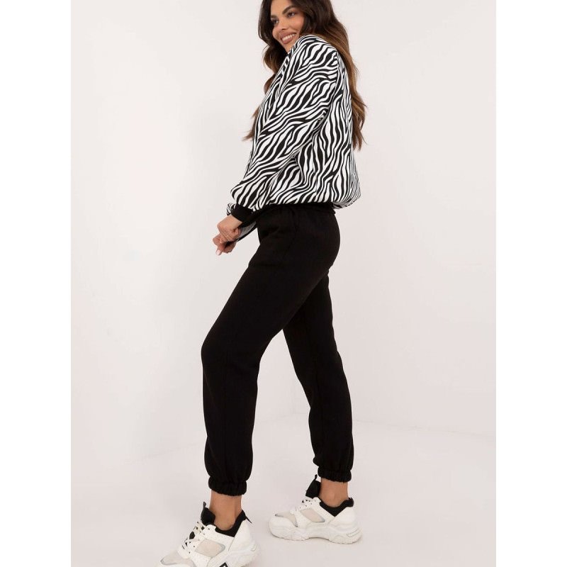 proAnimal Print Casual Set Long Sleeve Blouse & Pants_Pants, Trousers, Shorts