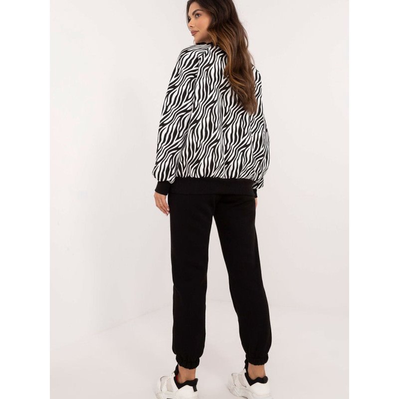 proAnimal Print Casual Set Long Sleeve Blouse & Pants_Pants, Trousers, Shorts