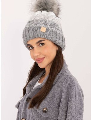 Warm & Cozy Plaid Beanie with Pom-Pom Fluffy Fleece Lined