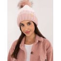 Warm & Cozy Plaid Beanie with Pom-Pom Fluffy Fleece Lined