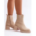 Women's Eco-Suede Platform Ankle Boots