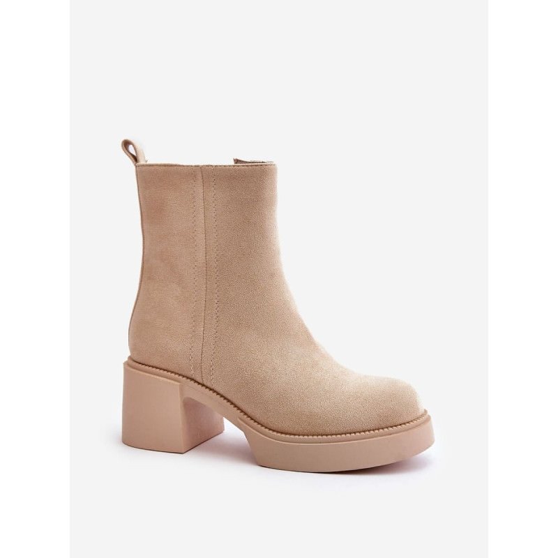 proWomen's Eco-Suede Platform Ankle Boots_Women`s Ankle Boots & Booties