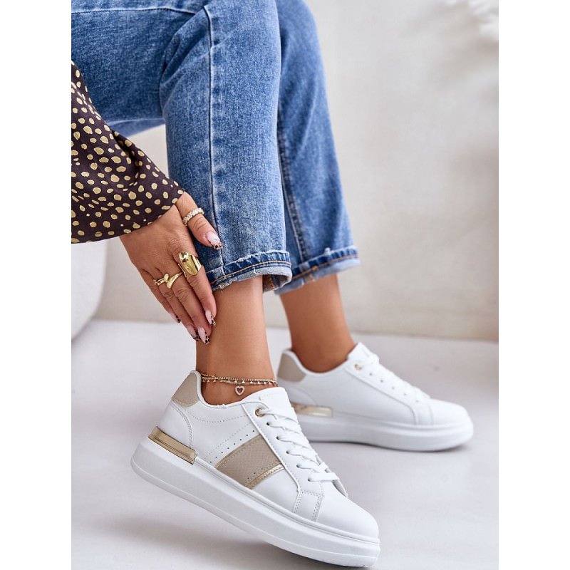 proMirror Platform Sneakers Eco Leather_Women`s Athletic Shoes, Trainers, Sneakers