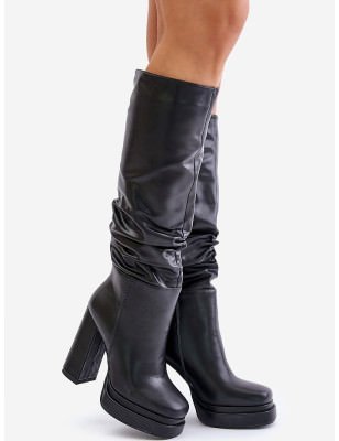 proWomen's Platform Eco-Friendly Boots Comfortable Slip-On Style_Over the Knee High Boots, Thigh High Boots