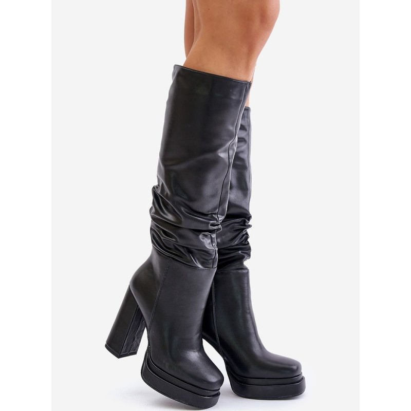 proWomen's Platform Eco-Friendly Boots Comfortable Slip-On Style_Over the Knee High Boots, Thigh High Boots