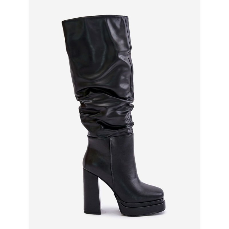 proWomen's Platform Eco-Friendly Boots Comfortable Slip-On Style_Over the Knee High Boots, Thigh High Boots