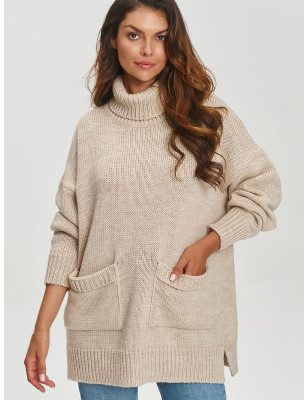 proTurtleneck model 202969 Makadamia_Sweaters, Pullovers, Jumpers, Turtlenecks, Boleros, Shrugs