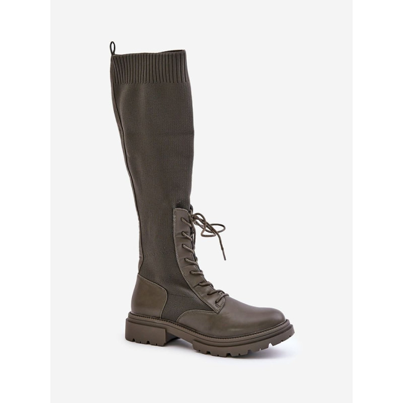 proWomen's Eco-Friendly Boots, Rounded Toe Comfort, Elastic Shaft_Over the Knee High Boots, Thigh High Boots