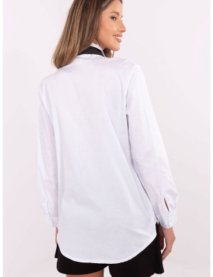 Women's Removable Tie Shirt - Stylish & Customizable