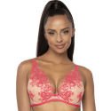 Lace Push-Up Bra Beige Pink Comfort Lift