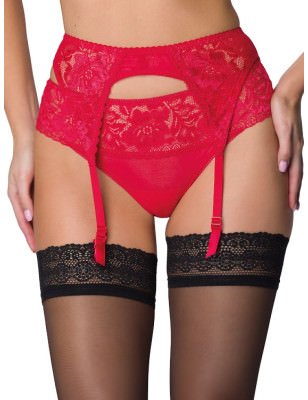 proFloral Lace Garter Belt - Hannah's Collection_Corsets, Bodysuits, Belts