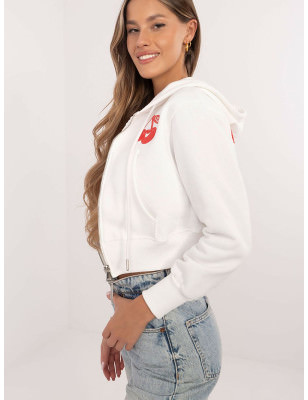 Women's Casual Sweatshirt Long Sleeves with Hood Zippered Pockets