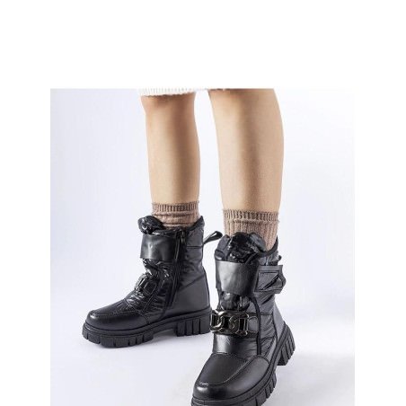 proBlack Women's Snow Boots - Winter Warm Ankle Booties_Women`s Ankle Boots & Booties