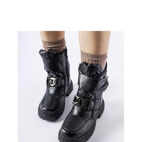 Black Women's Snow Boots - Winter Warm Ankle Booties