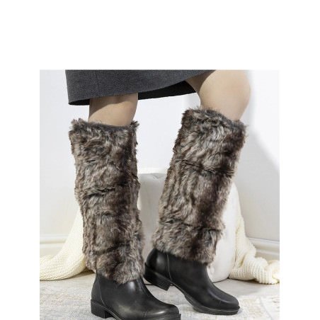 proGrey Fur-Lined Wellies for Women Stylish Rain Boots_Over the Knee High Boots, Thigh High Boots