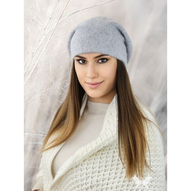 proGray Angora-Infused Beret - Winter Classic for Women_Caps & Hats for Women