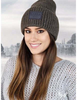 proWomen's Thick Knit Winter Hat with Wide Cuff_Caps & Hats for Women