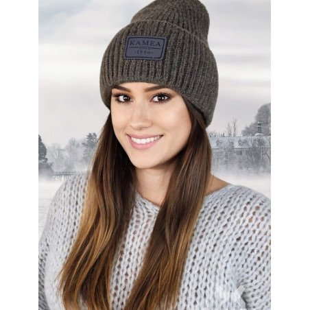 proWomen's Thick Knit Winter Hat with Wide Cuff_Caps & Hats for Women