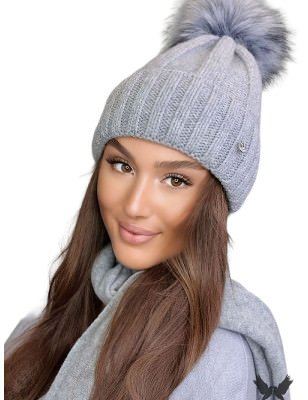 proWomen's Winter Woolen Hat with Pompom_Caps & Hats for Women