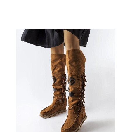 proEco Leather Platform Knee High Winter Boots_Over the Knee High Boots, Thigh High Boots