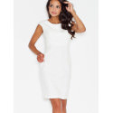 Women's Round Neck Midi Dress Pencil Cut