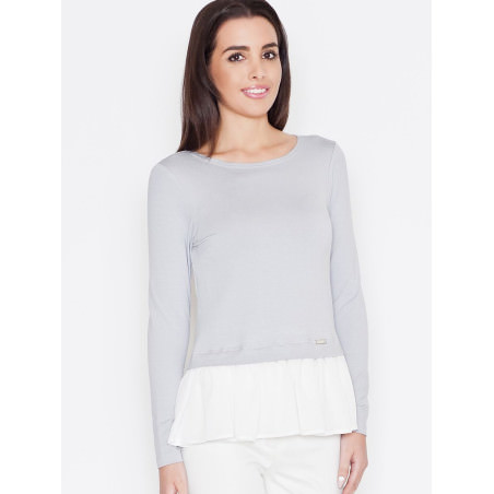 proLong Sleeve Blouse with Frill Detail_Women`s Blouses, Tunics