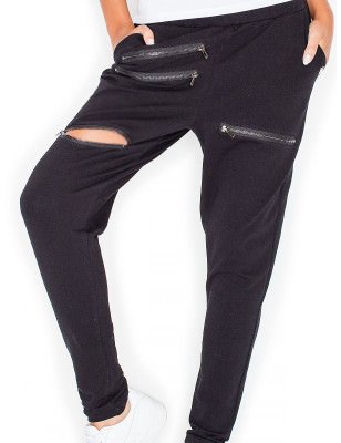 Fitted Classic Zip Detail Sweatpants Women