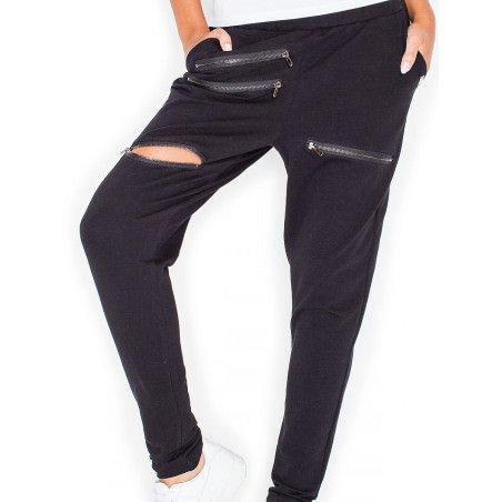 Fitted Classic Zip Detail Sweatpants Women