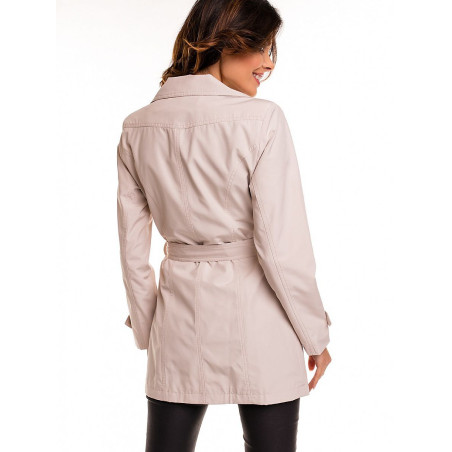 Women's Classic Trench Coat, Lace-Up Waist