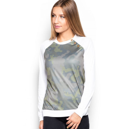 proLadies Colorful Graphic Long Sleeve Sweatshirt_Women`s Blouses, Tunics