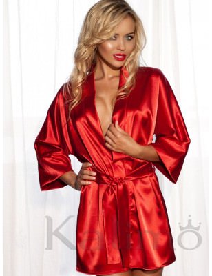 Elegant Satin Kimono Chemise - Versatile Nightgown