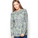 Mesmerizing Pattern Button Front Shirt