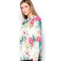 Mesmerizing Pattern Button Front Shirt