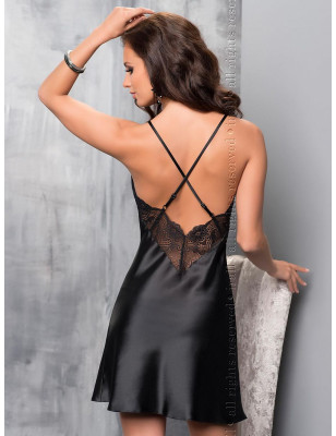 Black Satin Slip - Luxurious Comfort & Adjustable Straps