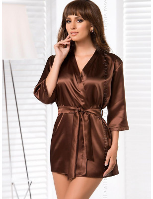 proClassic Italian Satin Robe - Luxury & Comfort 3/4 Sleeves_Dressing Gowns, Bathrobes for Women