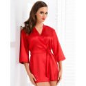 Classic Italian Satin Robe - Luxury & Comfort 3/4 Sleeves