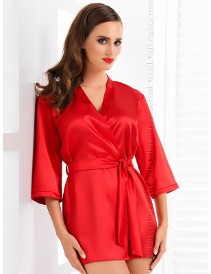 proClassic Italian Satin Robe - Luxury & Comfort 3/4 Sleeves_Dressing Gowns, Bathrobes for Women