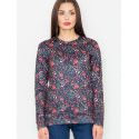 Floral Print Long Sleeve Sweatshirt Women