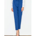 Women's Decorative Crease Trousers with Sash